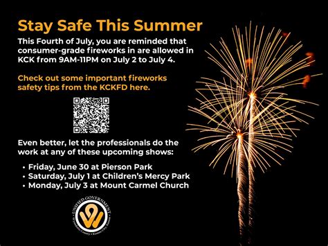 FIREWORKS NOTICE: Please note .